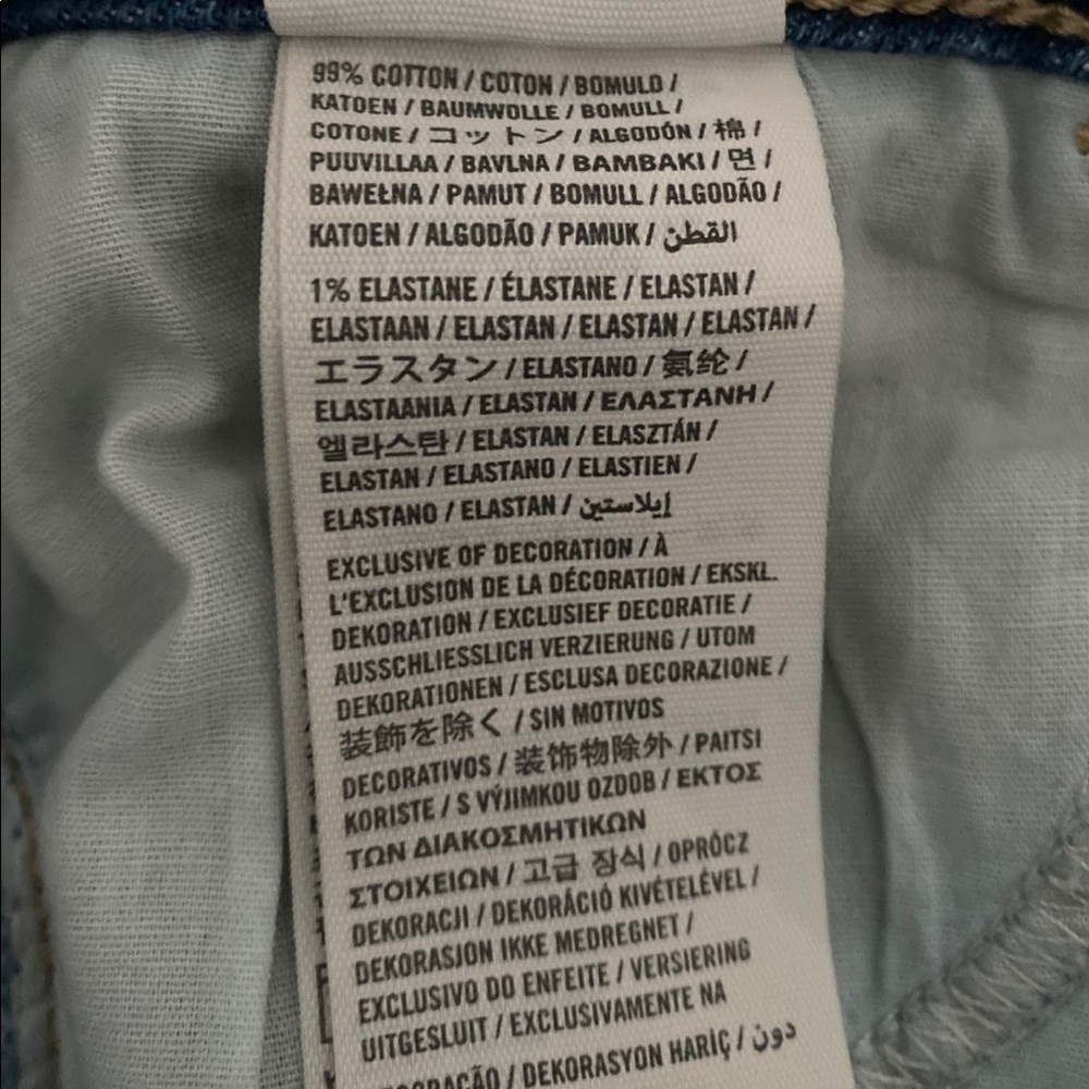 Hollister 9R 5 Pocket Distressed Denim Blue Jeans - Picture 13 of 14